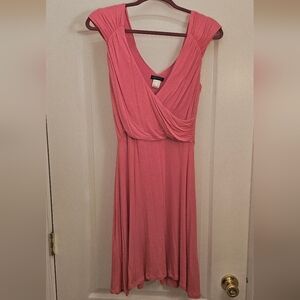 VENUS Rose Draped Maxi Dress